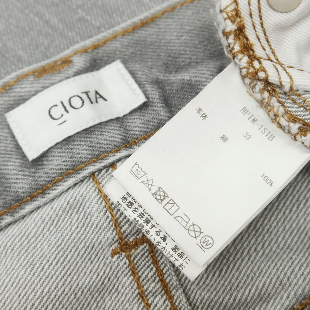 【中古】シオタ CIOTA セルビッチ デニムパンツ グレー【 33 】【 状態ランクB 】【 メンズ 】