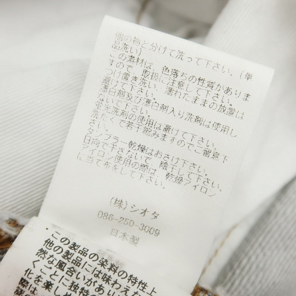 【中古】シオタ CIOTA セルビッチ デニムパンツ グレー【 33 】【 状態ランクB 】【 メンズ 】