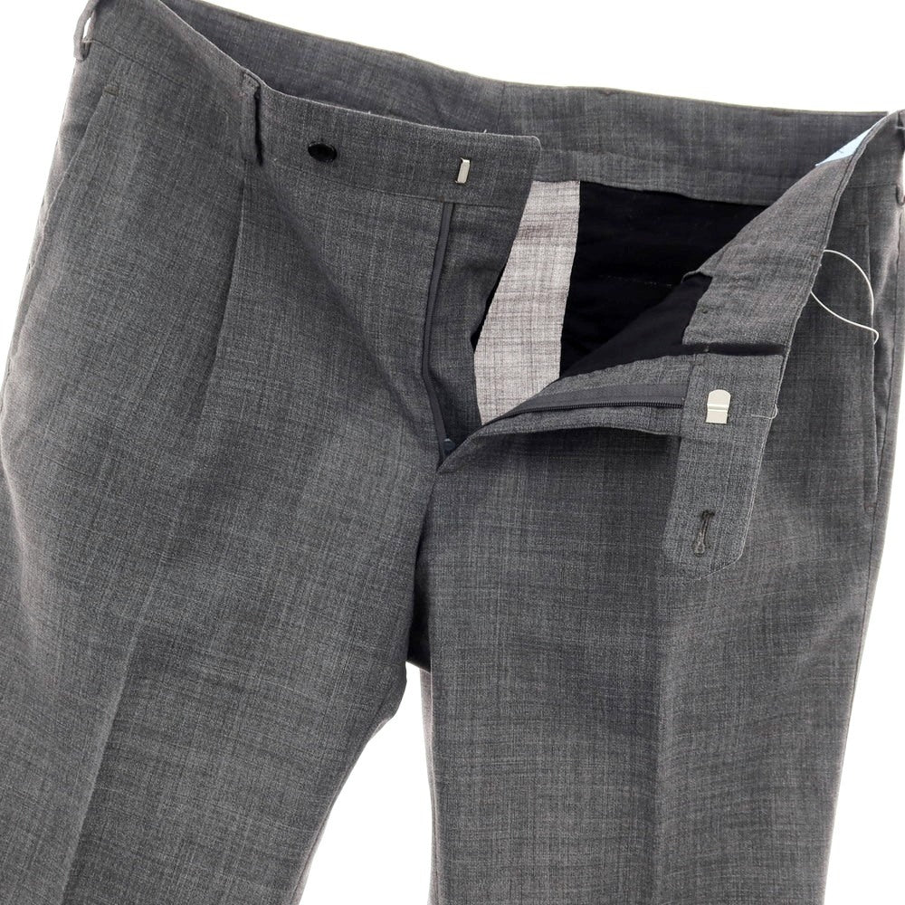 【中古】ベルベスト Belvest ストレッチ ポリエステルウールナイロン ドレススラックスパンツ グレー【サイズ46】【 状態ランクB 】【 メンズ 】