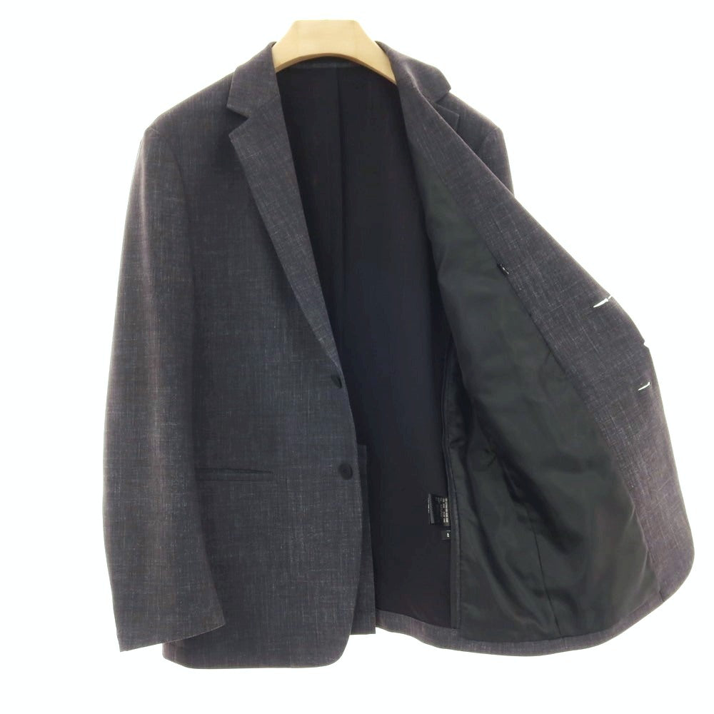 【中古】セオリー theory ナイロン ジャージー 2つボタンスーツ グレー【サイズ上40/下32】【 状態ランクB 】【 メンズ 】