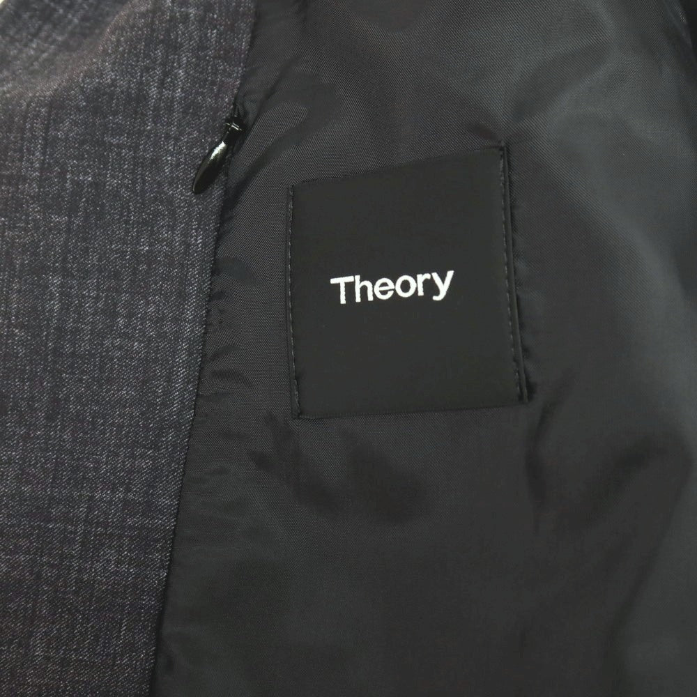 【中古】セオリー theory ナイロン ジャージー 2つボタンスーツ グレー【サイズ上40/下32】【 状態ランクB 】【 メンズ 】