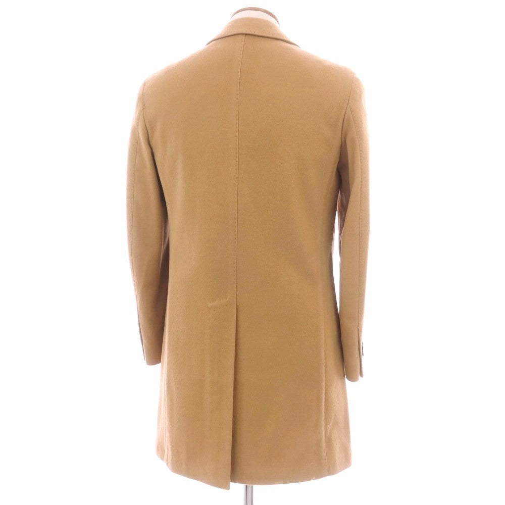 【中古】ラルディーニ LARDINI ウールカシミヤ チェスターフィールドコート キャメル【 46 】【 状態ランクD 】【 メンズ 】