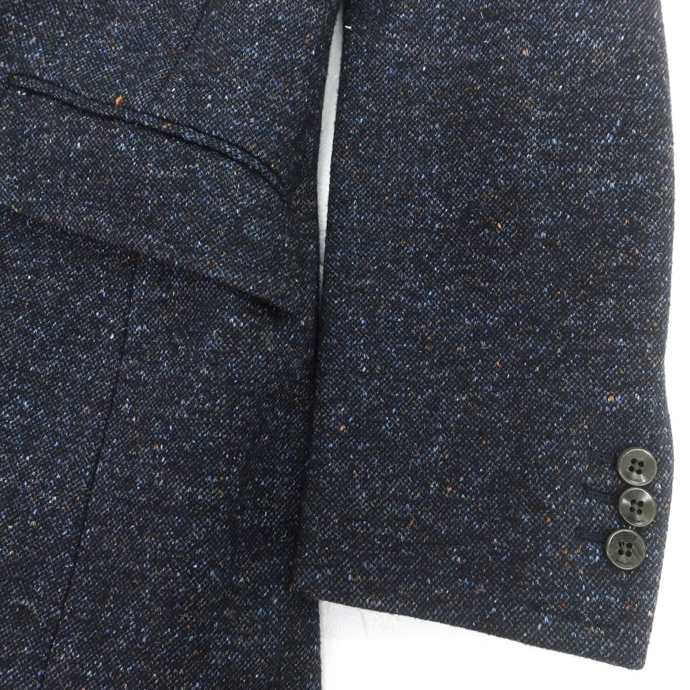 【中古】ボリオリ BOGLIOLI DOVER シルク混ウール チェスターフィールドコート ネイビー【 46 】【 状態ランクB 】【 メンズ 】