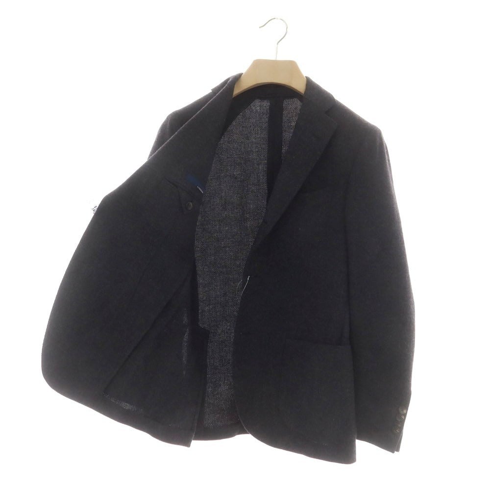 【中古】ラルディーニ LARDINI ウールコットン テーラードジャケット グレー【 46 】【 状態ランクB 】【 メンズ 】