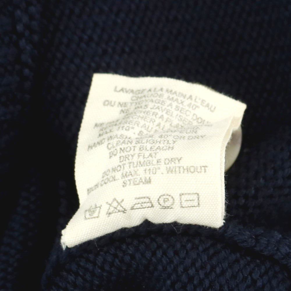 【中古】キュイス ドゥ グルヌイユ CUISSE DE GRENOUILLE ウールアクリル ショールカラー カーディガン ネイビー【 S 】【 状態ランクB 】【 メンズ 】