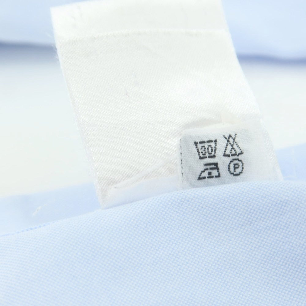 【中古】フィナモレ Finamore コットン カッタウェイ ドレスシャツ ライトブルー【 S 】【 状態ランクC 】【 メンズ 】