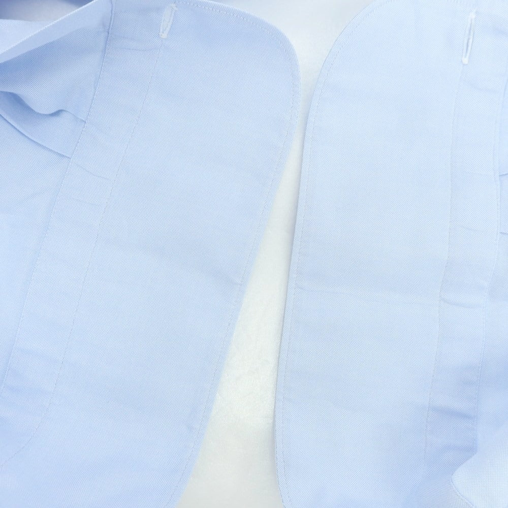 【中古】フィナモレ Finamore コットン カッタウェイ ドレスシャツ ライトブルー【 S 】【 状態ランクC 】【 メンズ 】