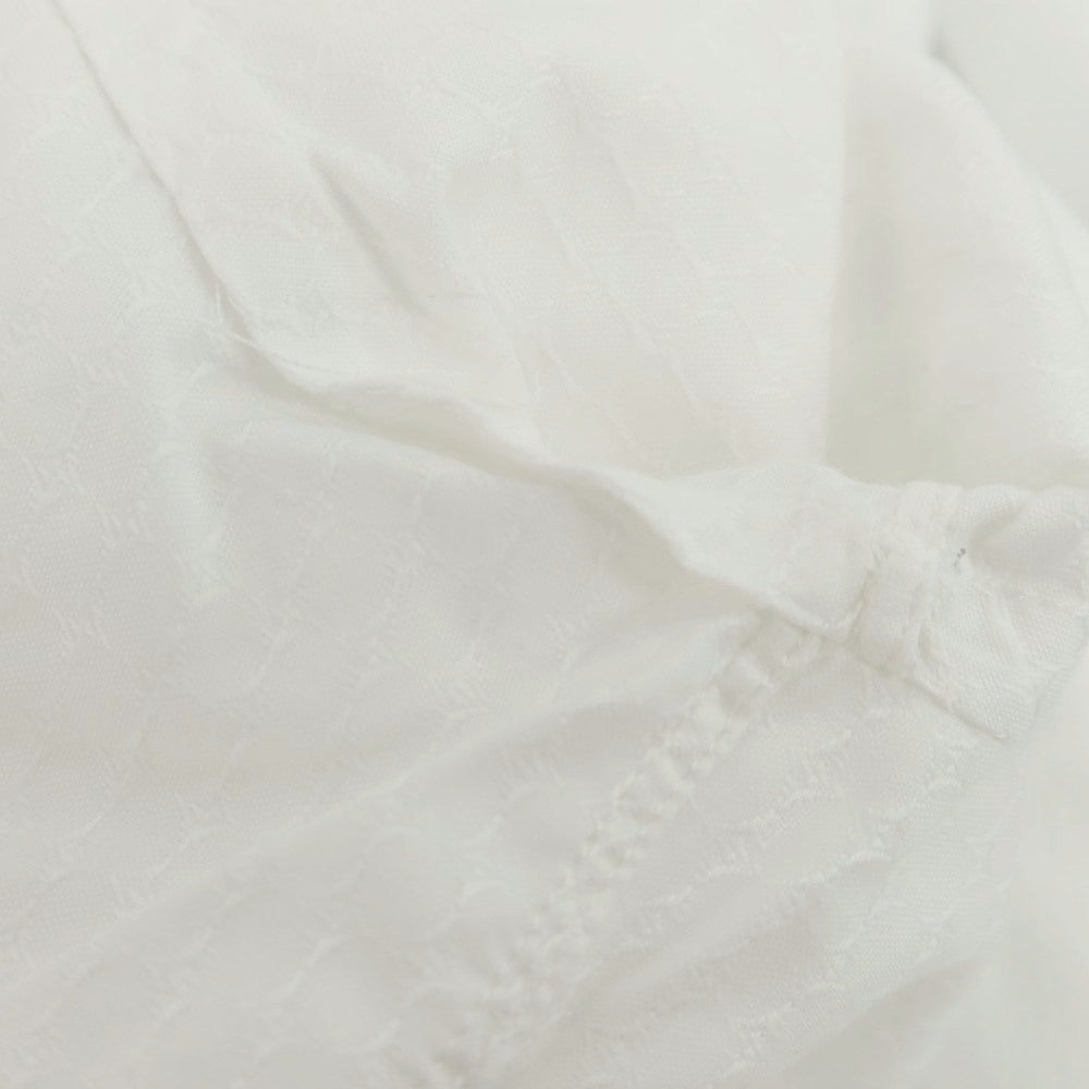 【中古】フィナモレ Finamore コットン ホリゾンタルカラー ドレスシャツ ホワイト【 38 】【 状態ランクC 】【 メンズ 】