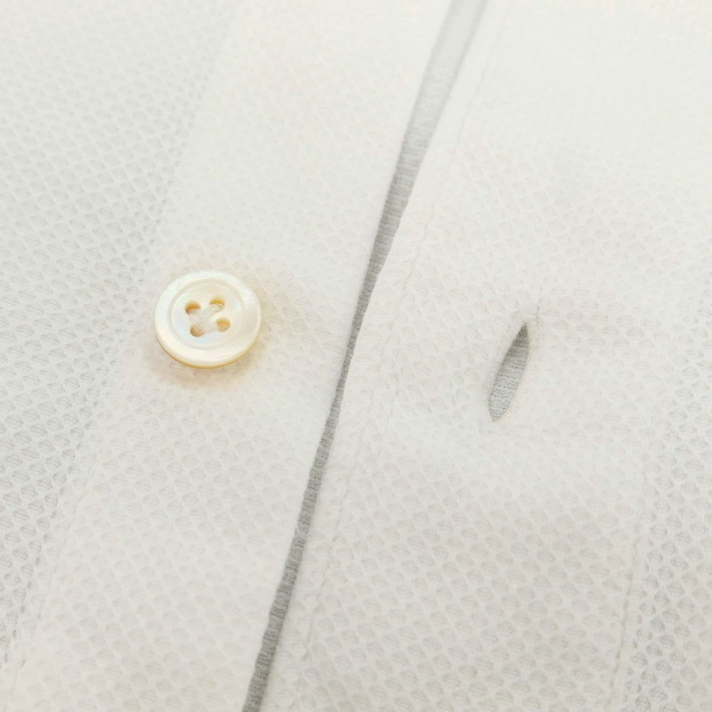 【中古】フィナモレ Finamore コットン ホリゾンタルカラー ドレスシャツ ホワイト【 39 】【 状態ランクC 】【 メンズ 】