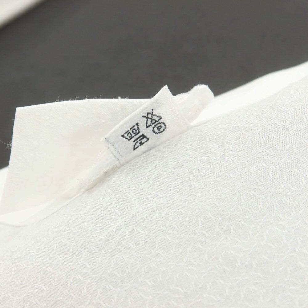 【中古】フィナモレ Finamore コットン ワイドカラー ドレスシャツ ホワイト【 M 】【 状態ランクC 】【 メンズ 】