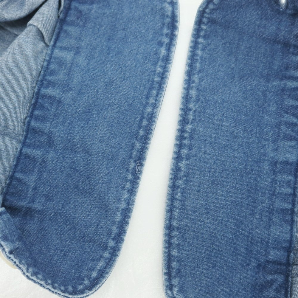 【中古】ジャンネット giannetto コットン カッタウェイ カジュアルシャツ ブルー【 サイズ39 】【 状態ランクC 】【 メンズ 】