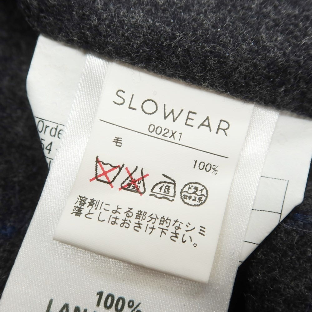 【中古】インコテックス INCOTEX ウール ドレススラックスパンツ グレーxネイビー【 46 】【 状態ランクB 】【 メンズ 】