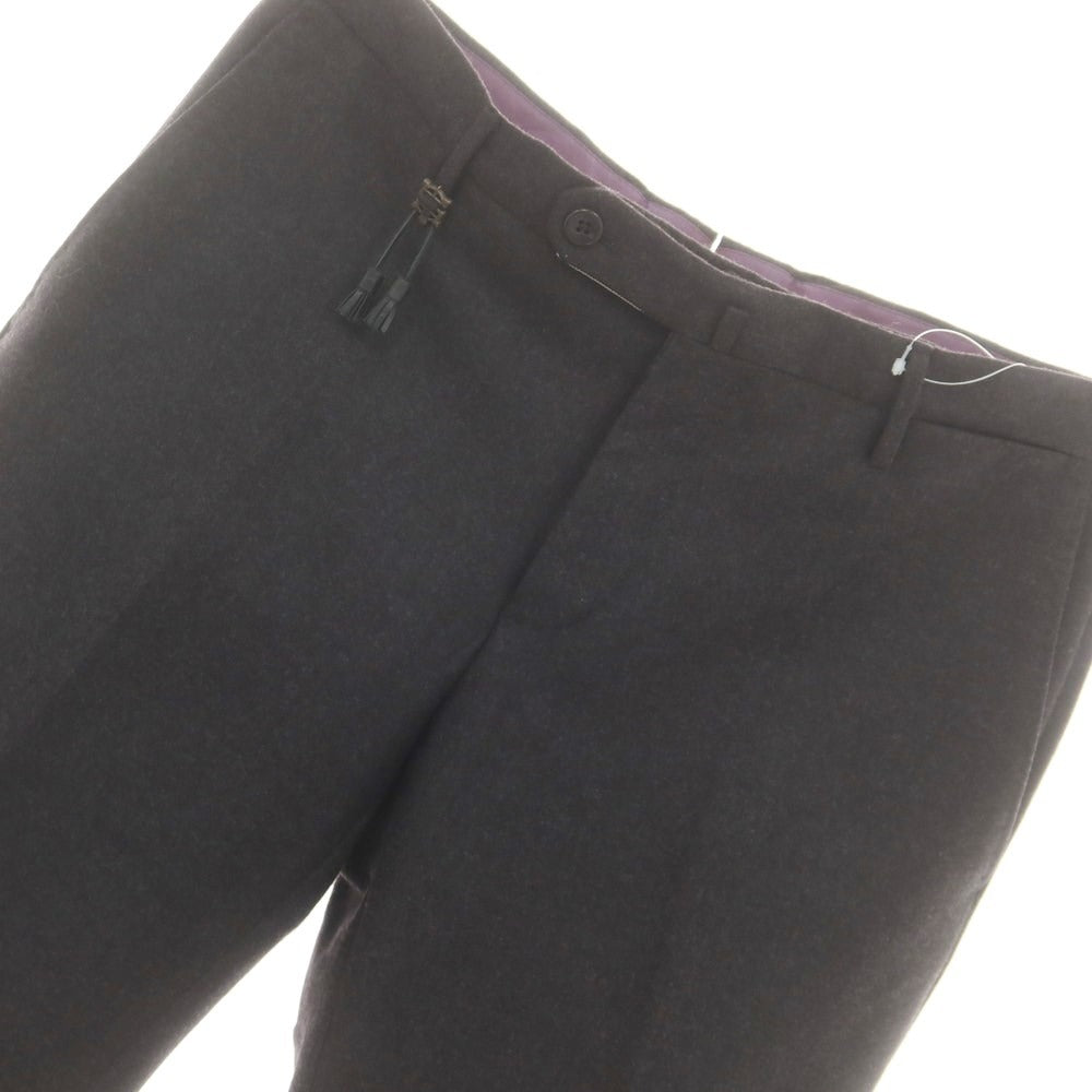【中古】インコテックス INCOTEX ウール ドレススラックスパンツ チャコールグレー【 46 】【 状態ランクB 】【 メンズ 】