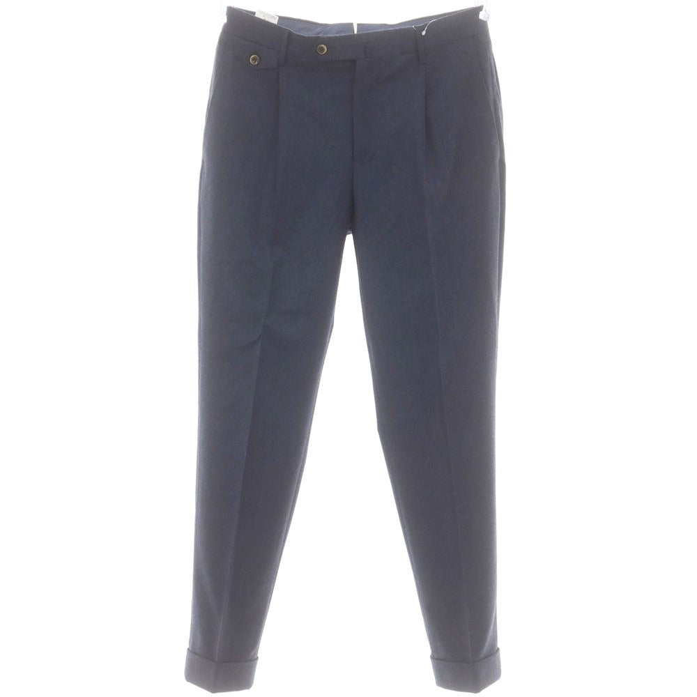 【中古】ピーティートリノ PT TORINO ストレッチウール ドレススラックスパンツ ネイビー【 46 】【 状態ランクB 】【 メンズ 】