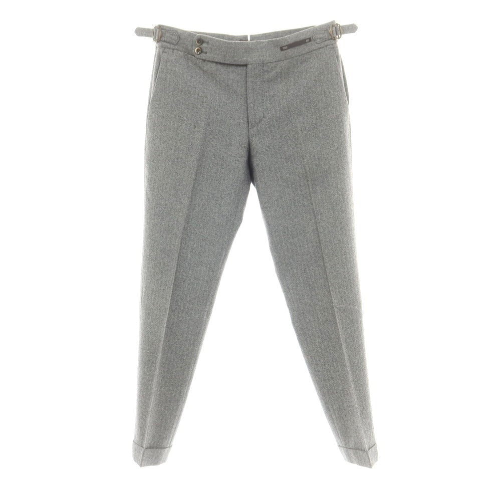 【中古】ピーティーゼロウーノ PT01 Evo fit ウール ドレススラックスパンツ グレー【 46 】【 状態ランクC 】【 メンズ 】