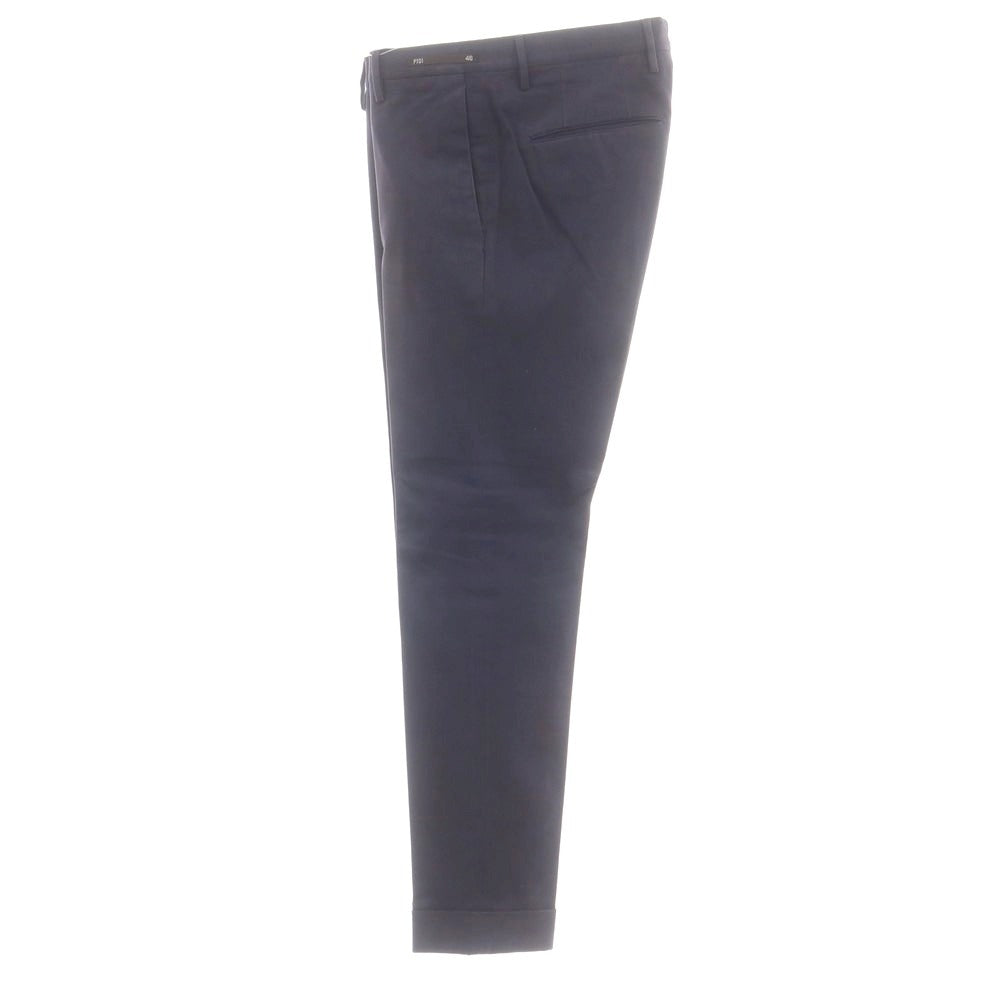 【中古】ピーティーゼロウーノ PT01 Skinny fit ストレッチコットン カジュアルスラックスパンツ ネイビー【 46 】【 状態ランクC 】【 メンズ 】