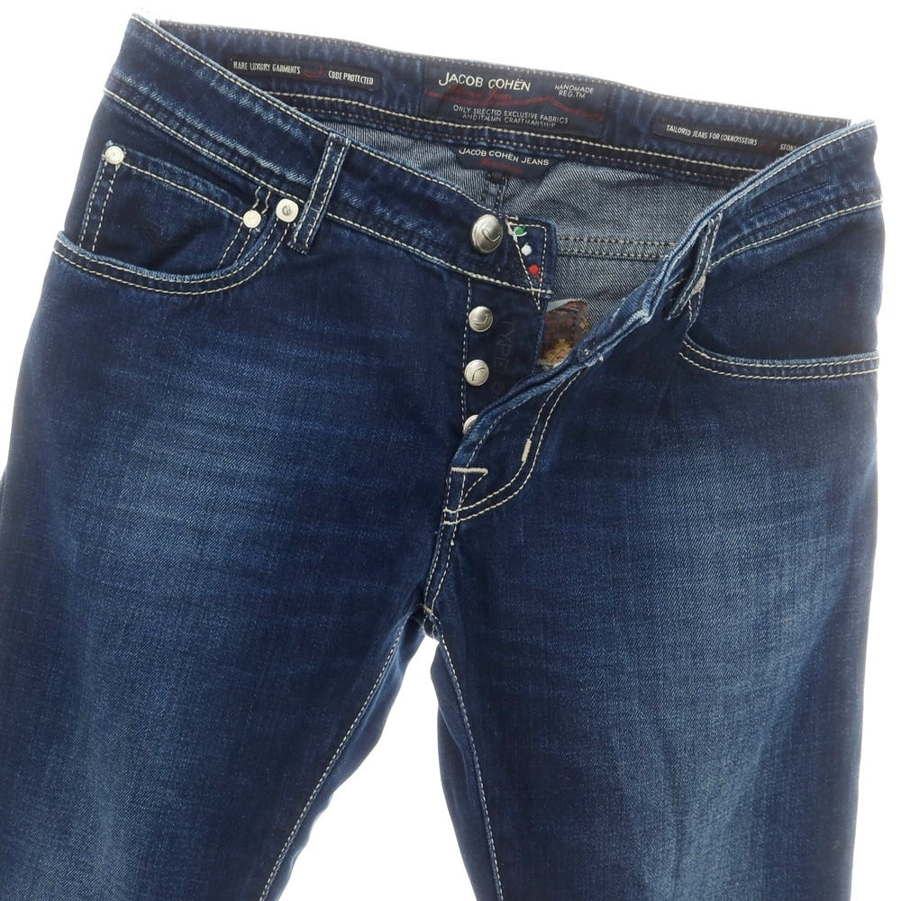 【中古】ヤコブコーエン JACOB COHEN J622 デニムパンツ ジーンズ ネイビー【 30 】【 状態ランクB 】【 メンズ 】