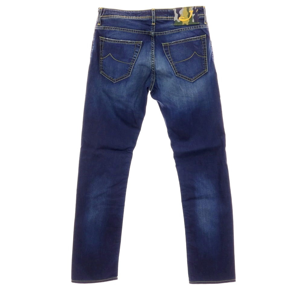 【中古】ヤコブコーエン JACOB COHEN J622 COMF- ストレッチ コットンポリエステル デニムパンツ ネイビー【サイズ31】【 状態ランクB 】【 メンズ 】