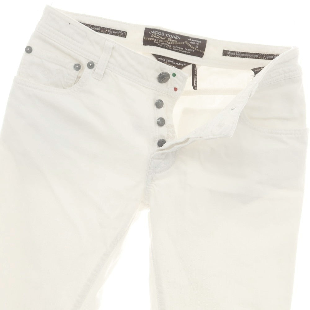 【中古】ヤコブコーエン JACOB COHEN J622 デニムパンツ ジーンズ ホワイト【 31 】【 状態ランクB 】【 メンズ 】