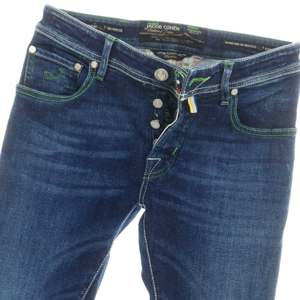 【中古】ヤコブコーエン JACOB COHEN J622 LTD COMFORT ストレッチ デニムパンツ ジーンズ ダークブルー【 30 】【 状態ランクB 】【 メンズ 】