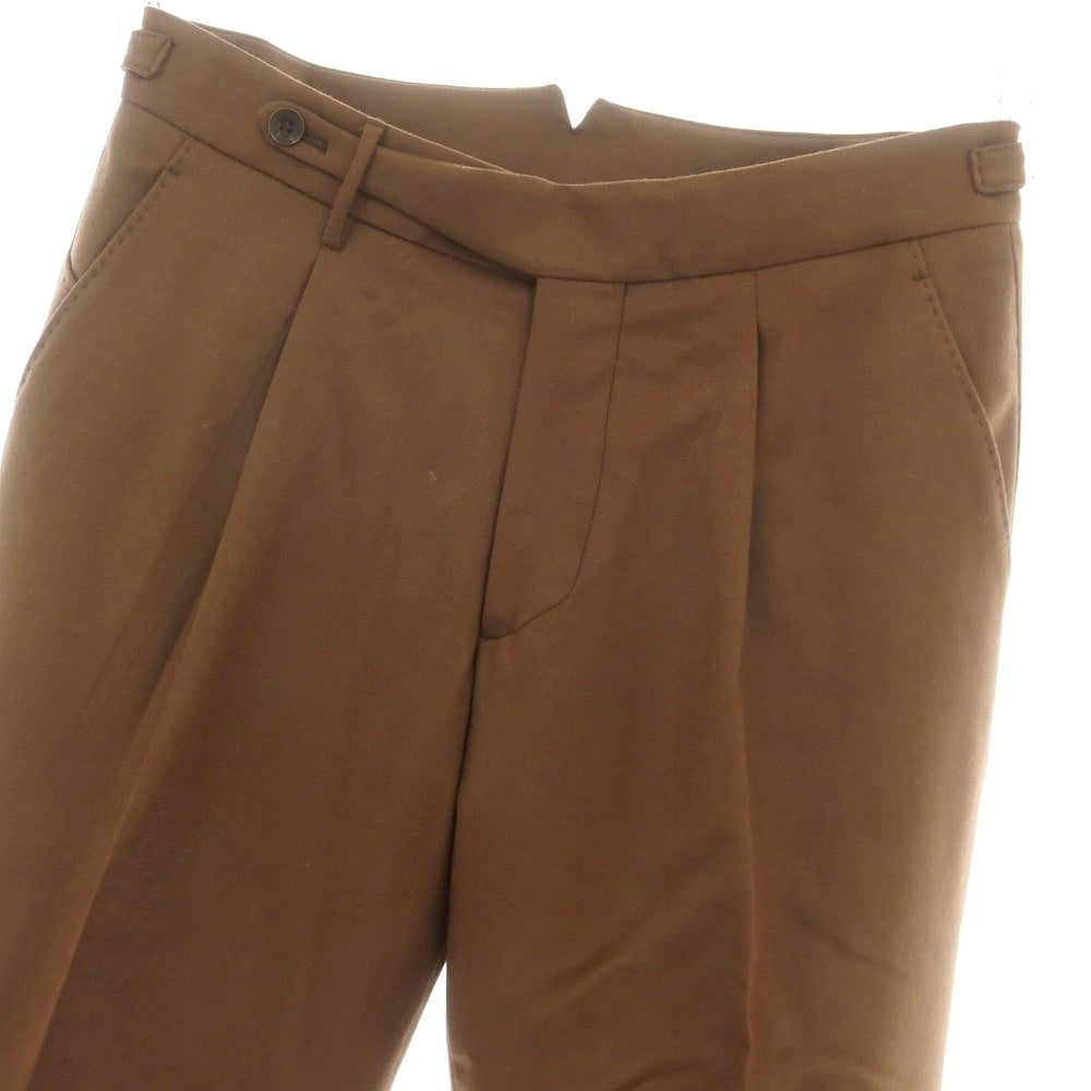【中古】ベルウィッチ BERWICH ウール ドレススラックスパンツ ブラウン【 46 】【 状態ランクB 】【 メンズ 】