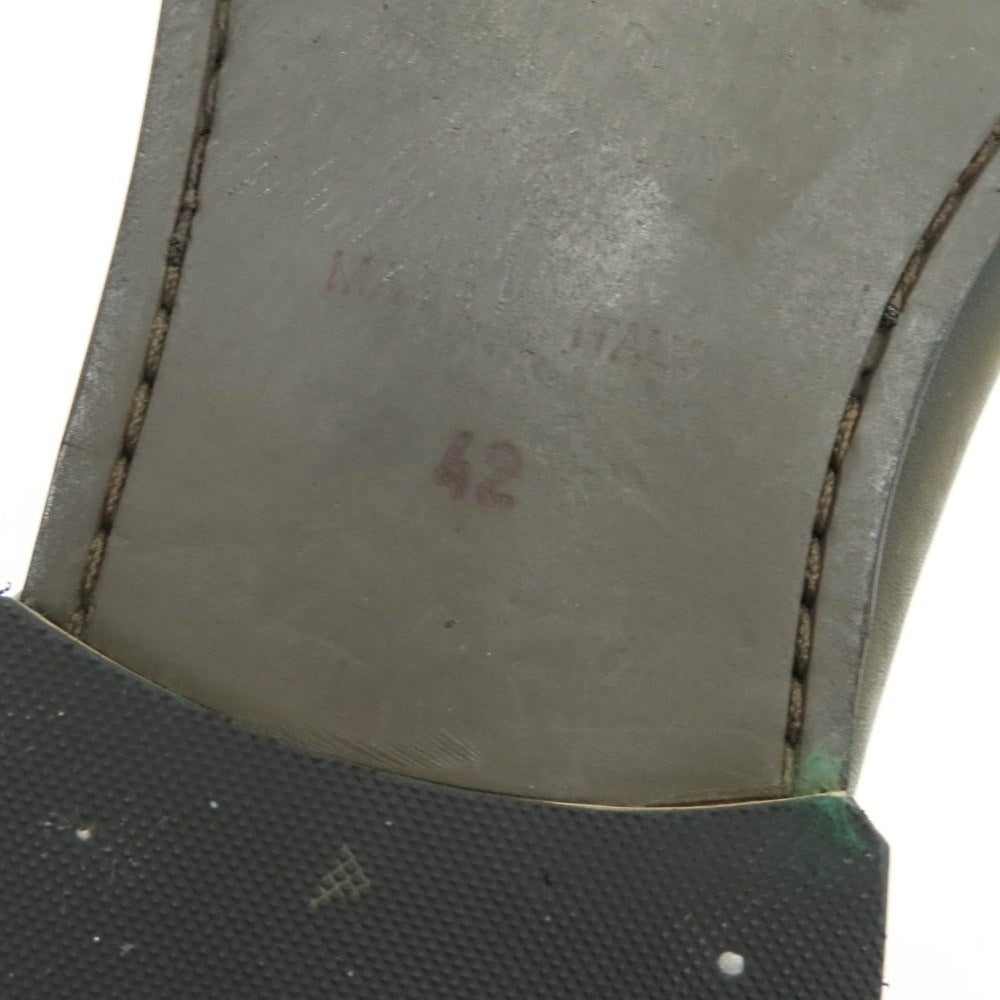 【中古】ダニエル レポリ DANIELE LEPORI モカシンビットローファー ブラック【 42 】【 状態ランクC 】【 メンズ 】