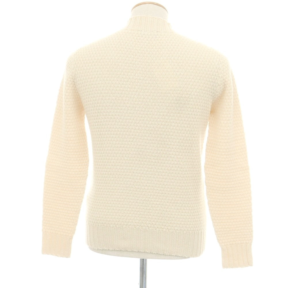 【中古】ドルモア DRUMOHR ウール モックネック プルオーバーニット アイボリー【 44 】【 状態ランクB 】【 メンズ 】