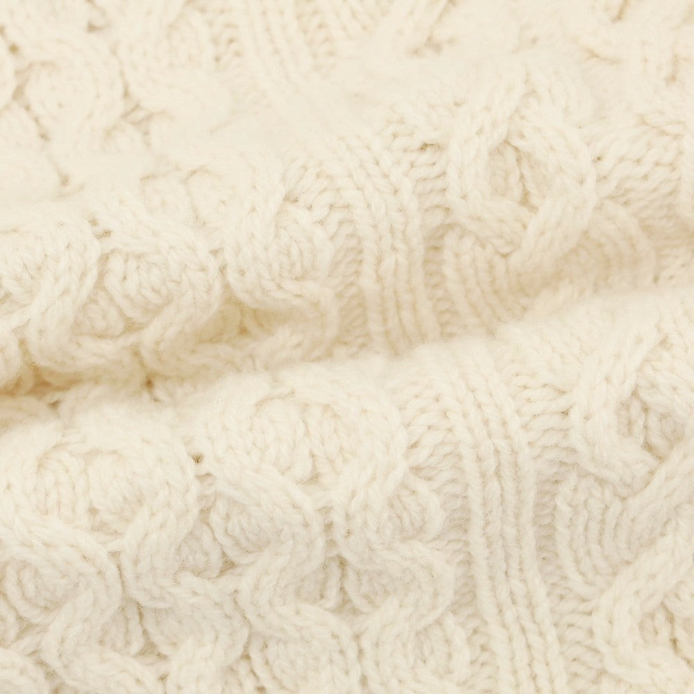 【中古】ドルモア DRUMOHR ウール モックネック プルオーバーニット アイボリー【 44 】【 状態ランクB 】【 メンズ 】