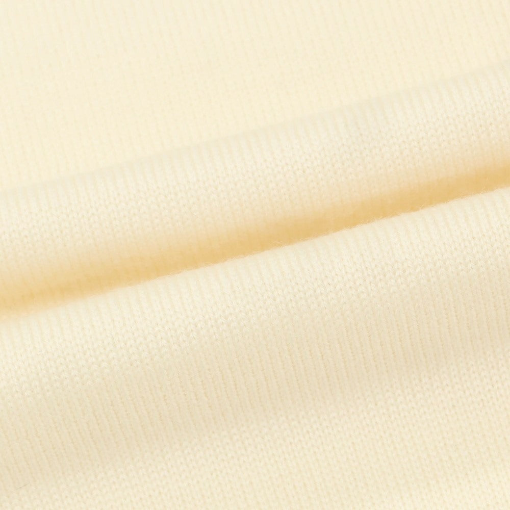 【中古】グランサッソ GRAN SASSO ハイゲージ ウール タートルネック プルオーバーニット オフホワイト【 46 】【 状態ランクA 】【 メンズ 】