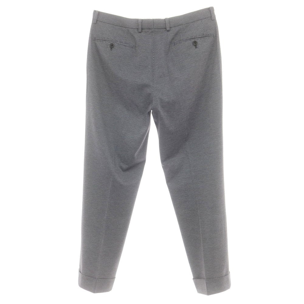【中古】オンリー ONLY ストレッチ ポリエステルレーヨン ハウンドトゥース ドレススラックスパンツ グレー【 50 】【 状態ランクB 】【 メンズ 】