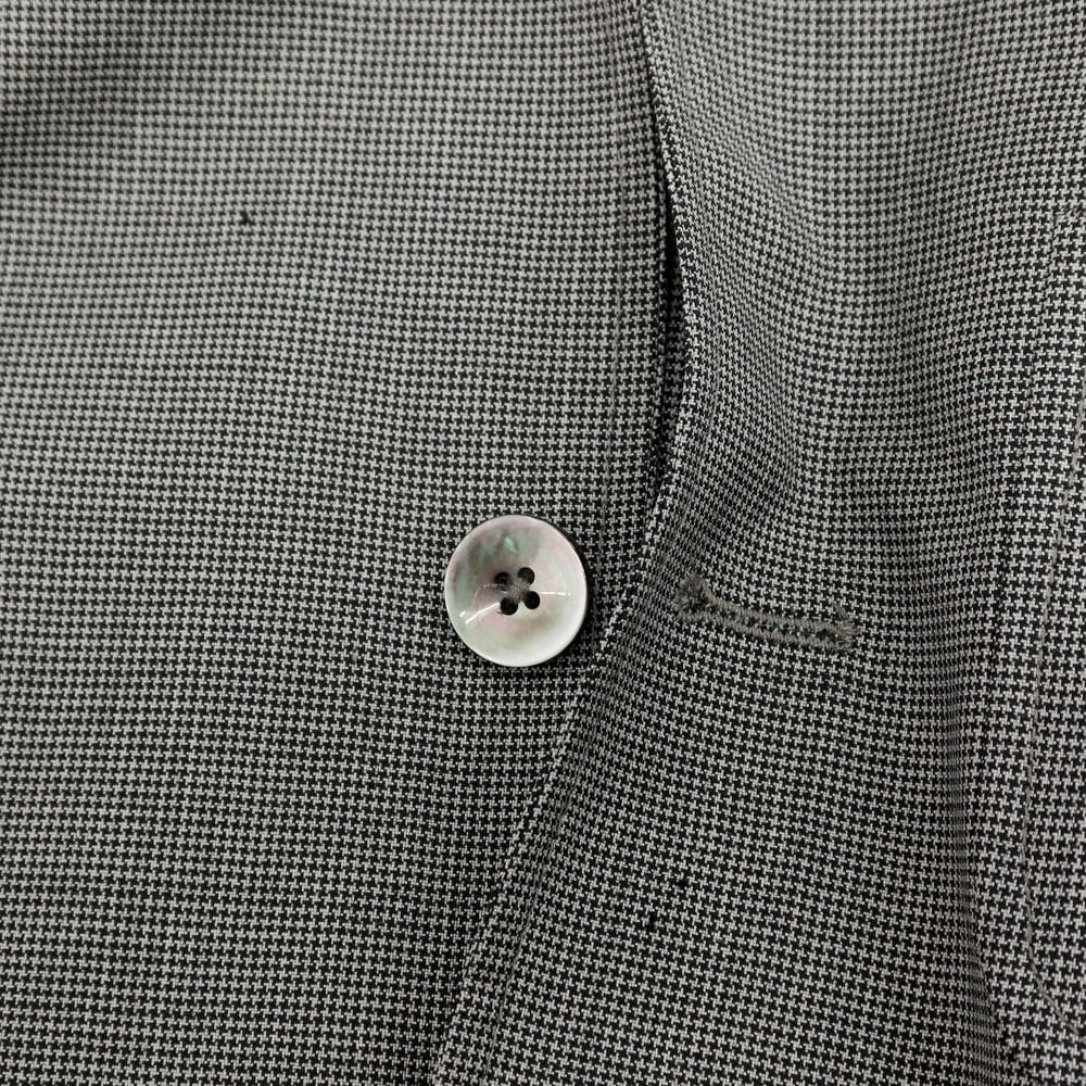 【中古】ボリオリ BOGLIOLI DOVER ハウンドトゥース柄 ウール 3つボタンスーツ グレー【サイズ44】【 状態ランクB 】【 メンズ 】