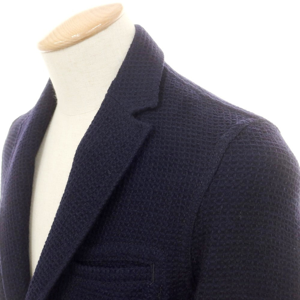 【中古】ティージャケット T-JACKET ウール 2B カジュアルジャケット ネイビー【 XS 】【 状態ランクB 】【 メンズ 】