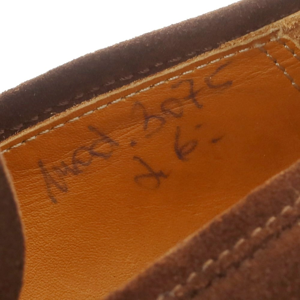 【中古】【未使用】ベッタニン アンド ベントゥーリ BETTANIN & VENTURI スエード コインローファー ブラウン【 6 1/2 】【 状態ランクS 】【 メンズ 】