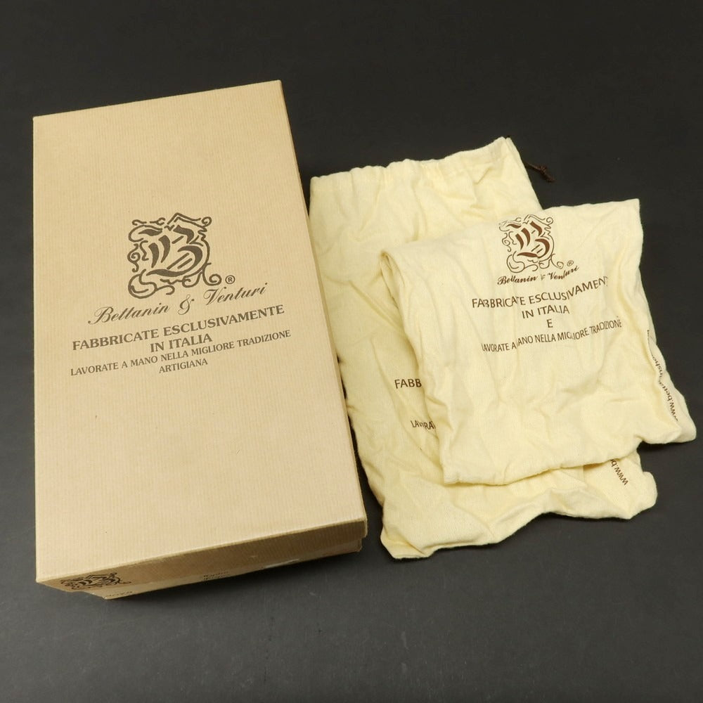 【中古】【未使用】ベッタニン アンド ベントゥーリ BETTANIN & VENTURI スエード コインローファー ブラウン【 6 1/2 】【 状態ランクS 】【 メンズ 】