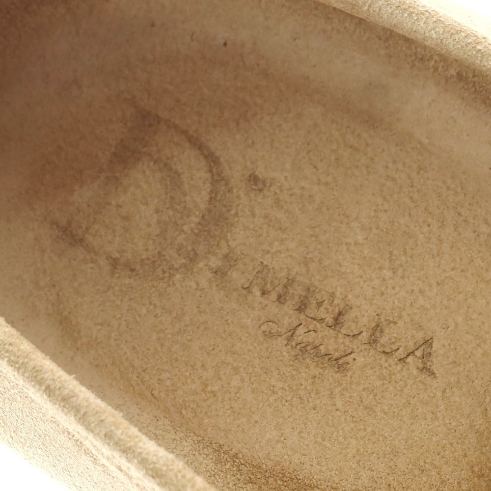 【中古】ディメッラ DI MELLA スエード コインローファー ベージュ【 5 】【 状態ランクB 】【 メンズ 】