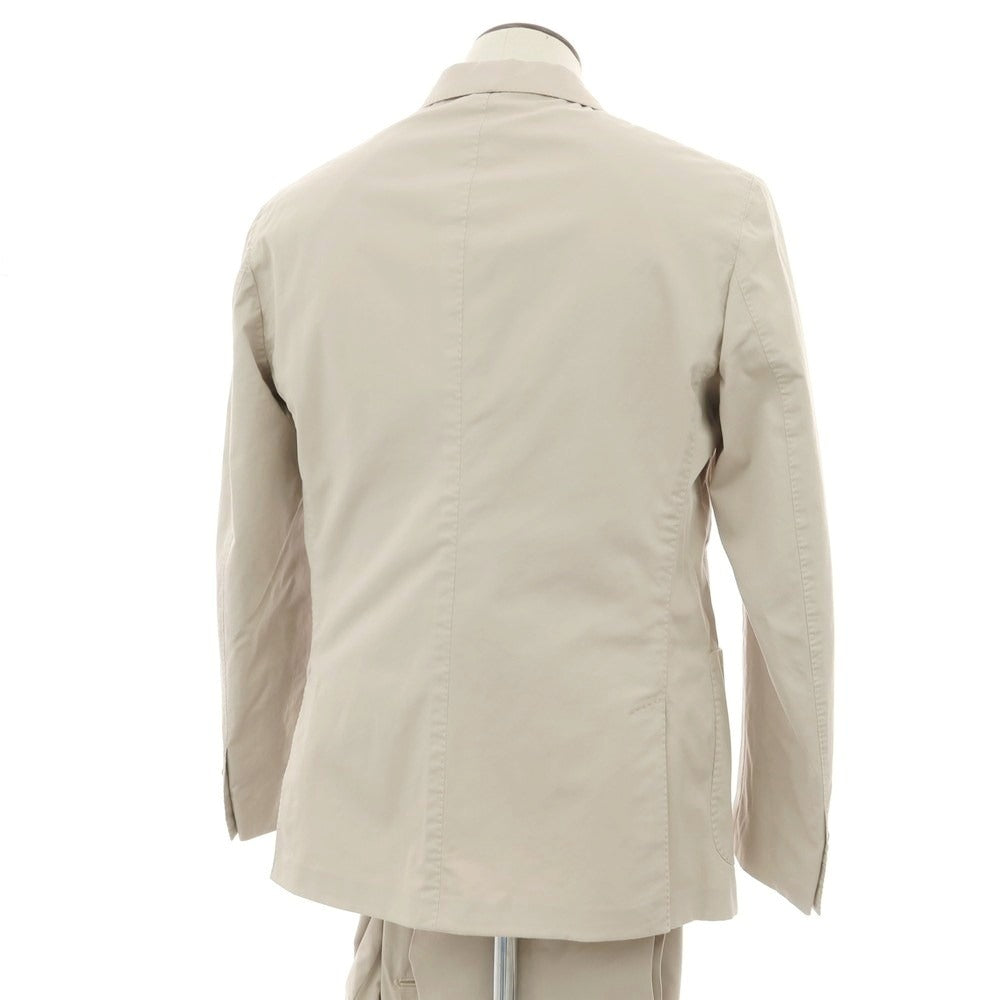 【新品アウトレット】インコテックス スローウェア INCOTEX SLOWEAR ストレッチコットン 2つボタンスーツ サンドベージュ【 54 】【 状態ランクN- 】【 メンズ 】