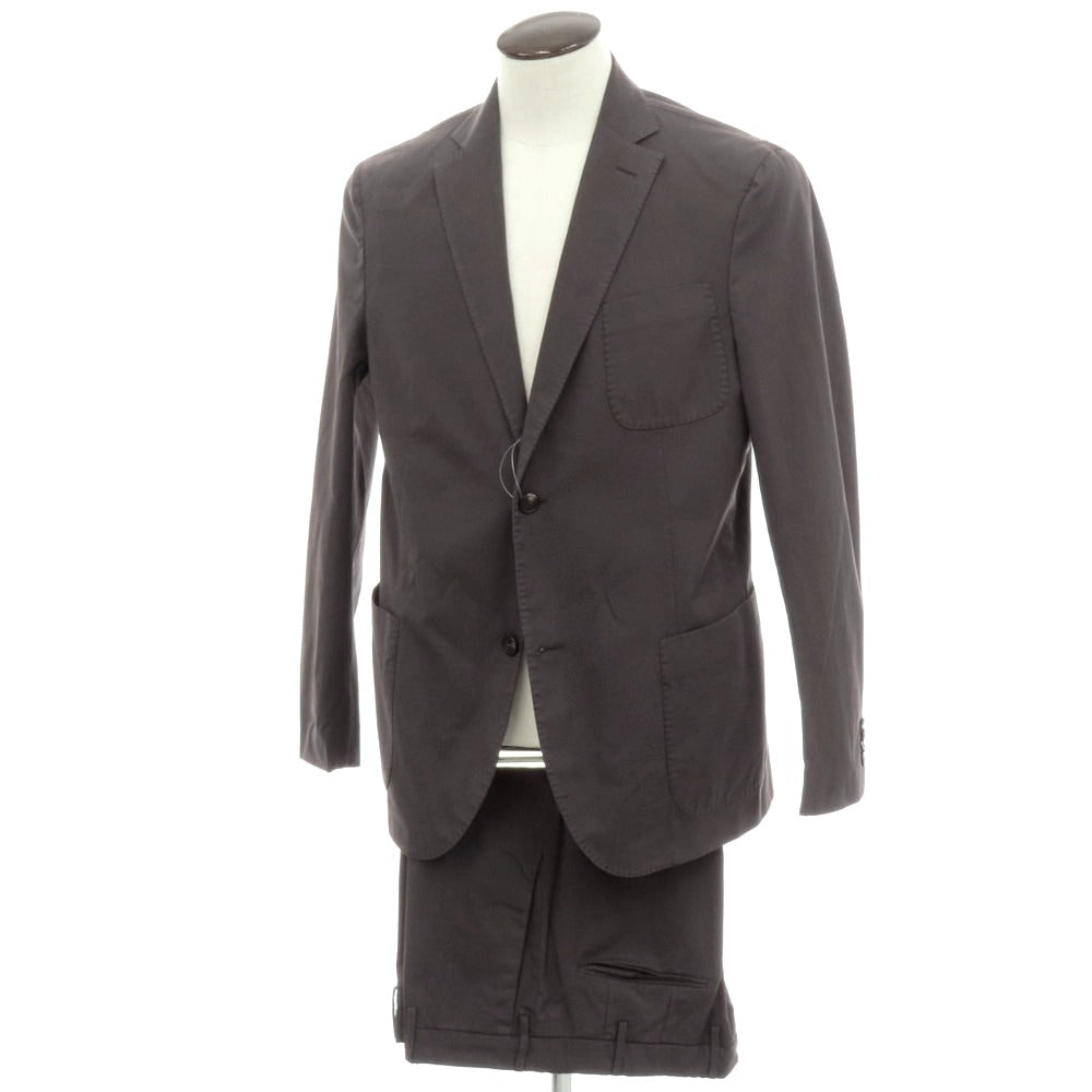 【新品】インコテックス スローウェア INCOTEX SLOWEAR ストレッチコットン 2つボタンスーツ ダークグレー【 54 】【 状態ランクN 】【 メンズ 】
