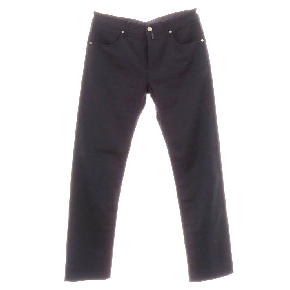 【新品】インコテックス ブルーディヴィジョン INCOTEX BLUE DIVISION ストレッチ ウール 5ポケットパンツ ネイビー【 33 】【 状態ランクN 】【 メンズ 】