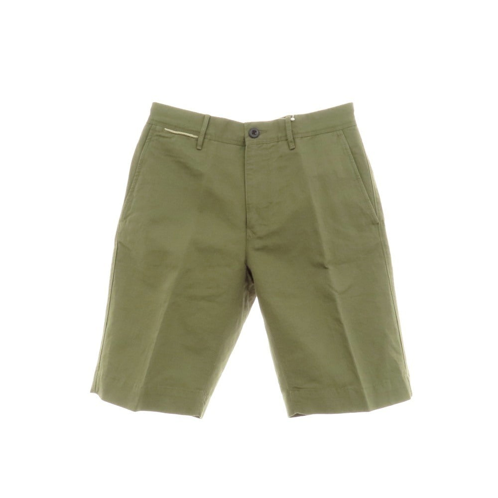 【新品】インコテックス スラックス INCOTEX SLACKS リネンコットン ショートパンツ オリーブ【 29 】【 状態ランクN 】【 メンズ 】