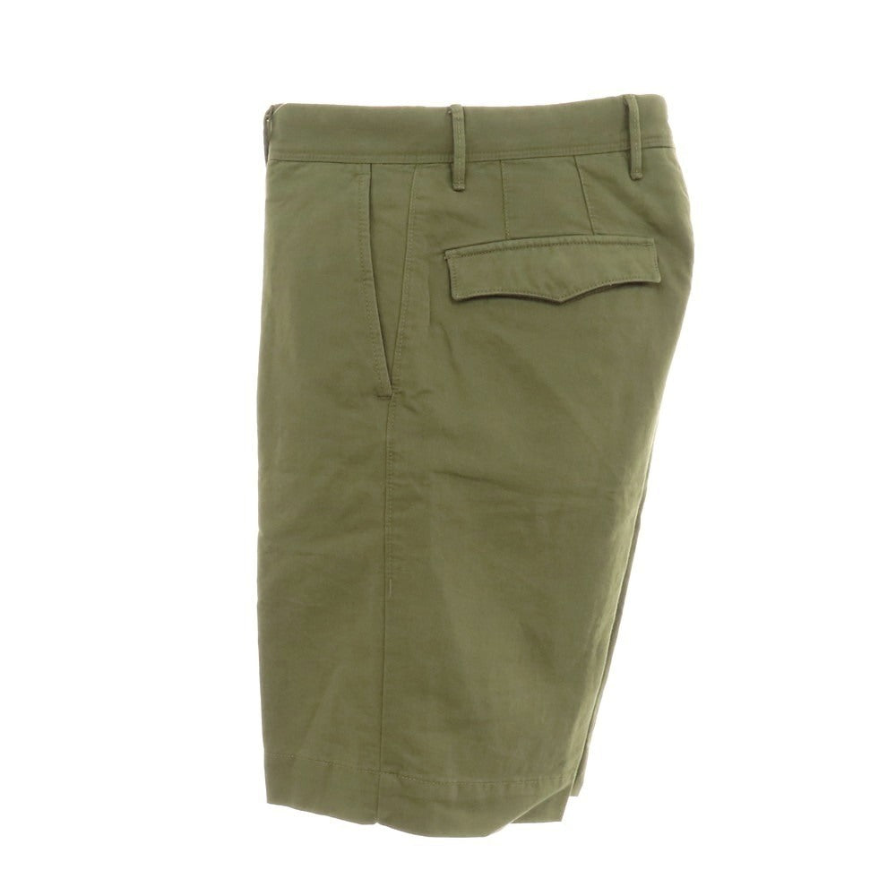 【新品】インコテックス スラックス INCOTEX SLACKS リネンコットン ショートパンツ オリーブ【 29 】【 状態ランクN 】【 メンズ 】