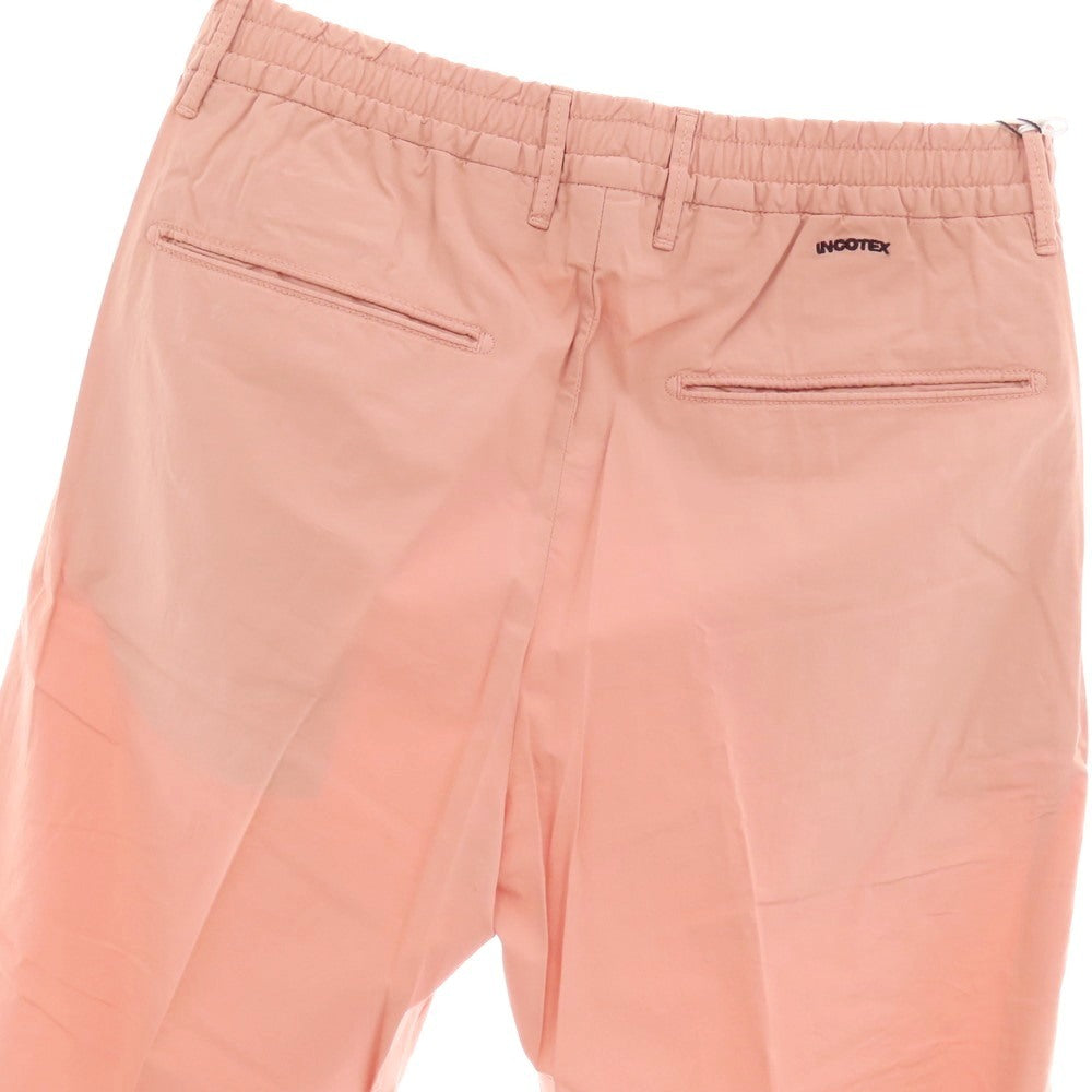 【新品】インコテックス スラックス INCOTEX SLACKS ストレッチ コットン イージースラックスパンツ ピンク【 33 】【 状態ランクN 】【 メンズ 】