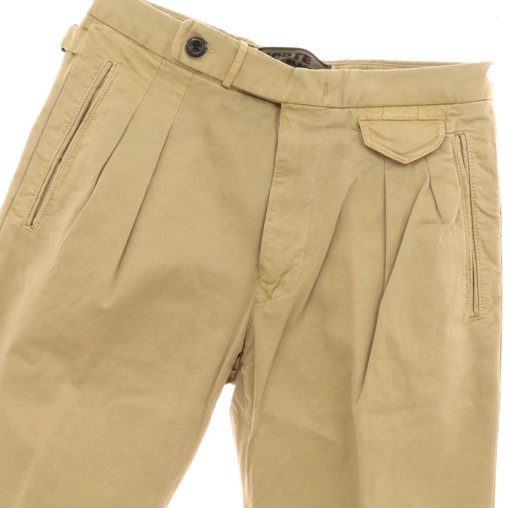 【新品】インコテックス スラックス INCOTEX SLACKS ストレッチ コットン カジュアルスラックスパンツ ベージュ【 29 】【 状態ランクN 】【 メンズ 】