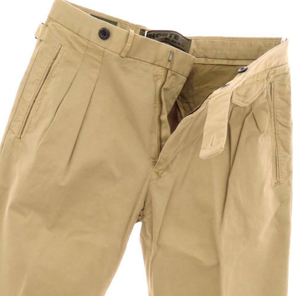 【新品】インコテックス スラックス INCOTEX SLACKS ストレッチ コットン カジュアルスラックスパンツ ベージュ【 29 】【 状態ランクN 】【 メンズ 】