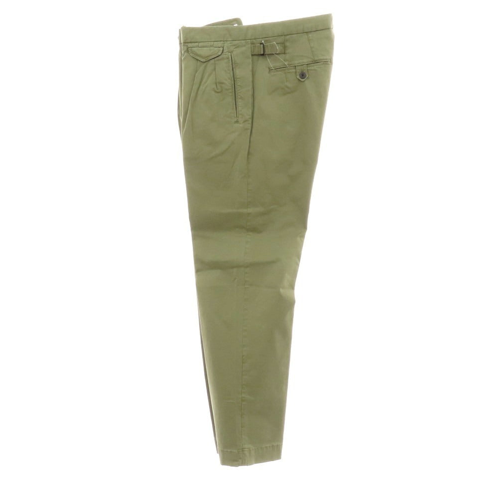 【新品】インコテックス スラックス INCOTEX SLACKS ストレッチ コットン カジュアルスラックスパンツ オリーブ【 34 】【 状態ランクN 】【 メンズ 】