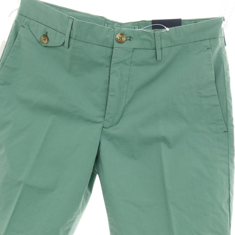 【新品】インコテックス スローウェア INCOTEX SLOWEAR SUMMER POPELINO ストレッチ コットン ショートパンツ セージグリーン【サイズ46】【 状態ランクN 】【 メンズ 】