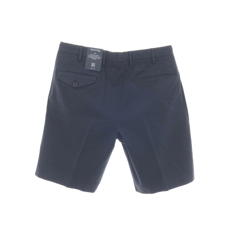 【新品】インコテックス スローウェア INCOTEX SLOWEAR ROYAL BATAVIA HIGH COMFORT ストレッチ コットン ショートパンツ ネイビー【サイズ50】【 状態ランクN 】【 メンズ 】