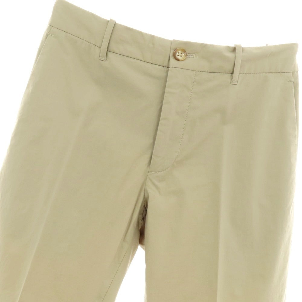 【新品】インコテックス スローウェア INCOTEX SLOWEAR 30型 slim fit ストレッチコットン イージースラックスパンツ ベージュ【 44 】【 状態ランクN 】【 メンズ 】