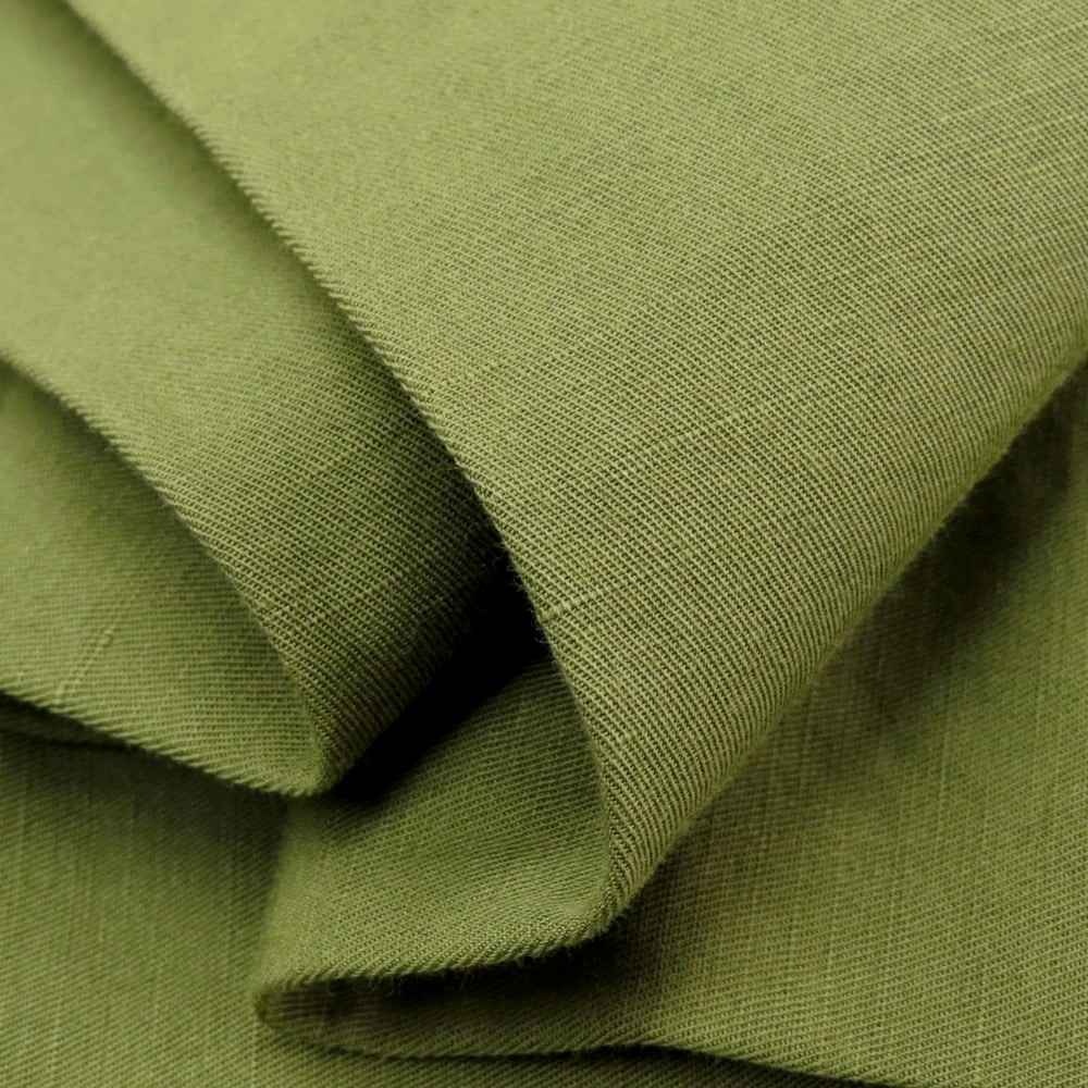 【新品】インコテックス スローウェア INCOTEX SLOWEAR ELEVATE リネンコットン カジュアルスラックスパンツ オリーブグリーン【 44 】【 状態ランクN 】【 メンズ 】