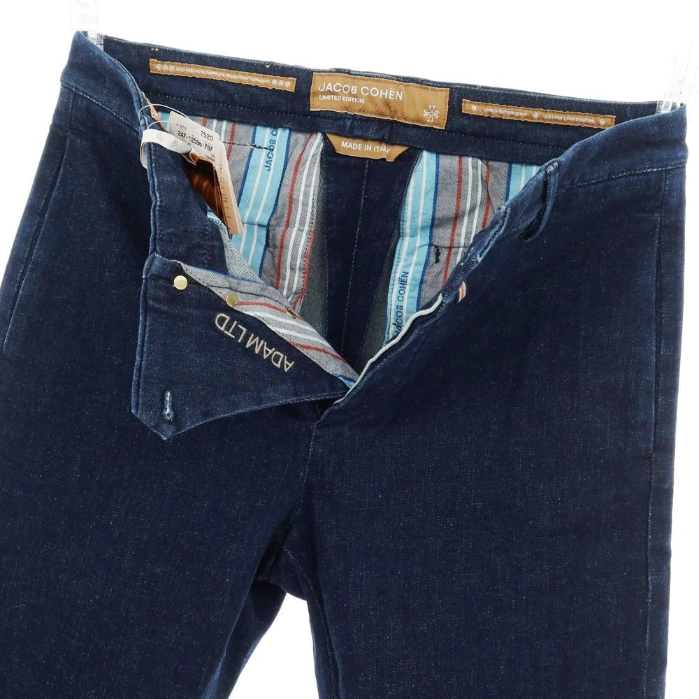 【新品】ヤコブコーエン JACOB COHEN LIMITED EDITION ADAM LTD デニムパンツ ジーンズ ネイビー【 34 】【 状態ランクN 】【 メンズ 】