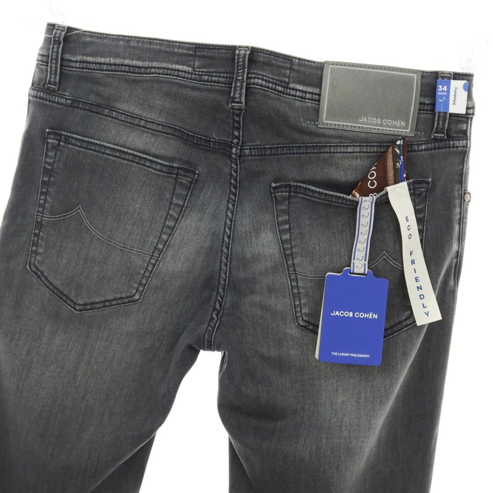 【新品】ヤコブコーエン JACOB COHEN NICK SLIM デニムパンツ ジーンズ グレーブラック【 34 】【 状態ランクN 】【 メンズ 】